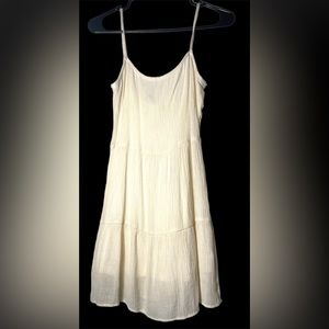 H&M Womens White Mini Dress Sleeveless Size 3XS